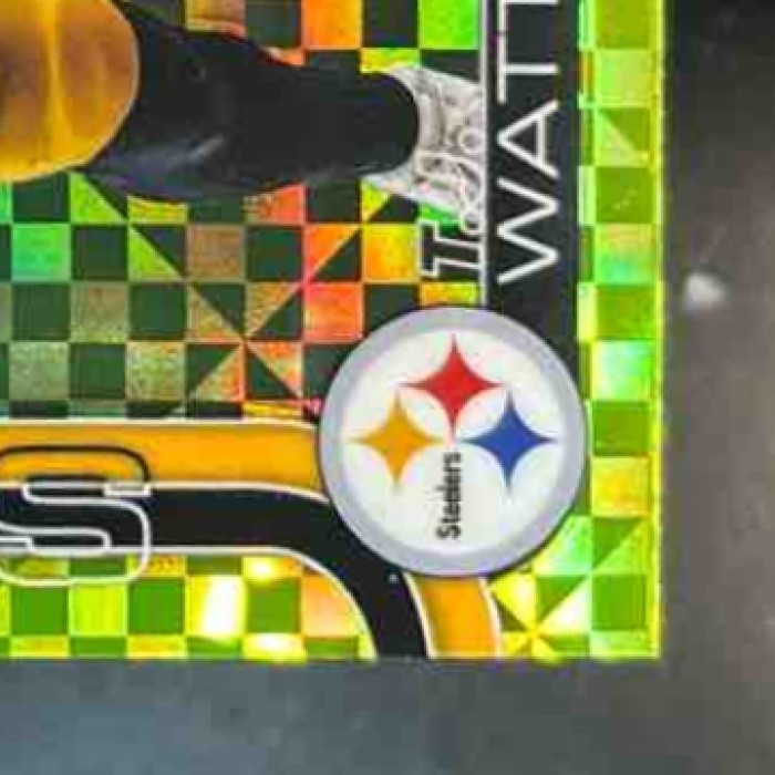 2025 Topps Chrome T.J. Watt Lime Green X-Fractor #258 Pittsburgh Steelers - Sports Cards