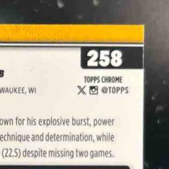 2025 Topps Chrome T.J. Watt Lime Green X-Fractor #258 Pittsburgh Steelers - Sports Cards