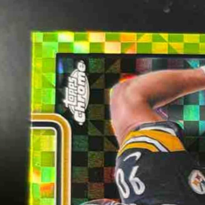 2025 Topps Chrome T.J. Watt Lime Green X-Fractor #258 Pittsburgh Steelers - Sports Cards
