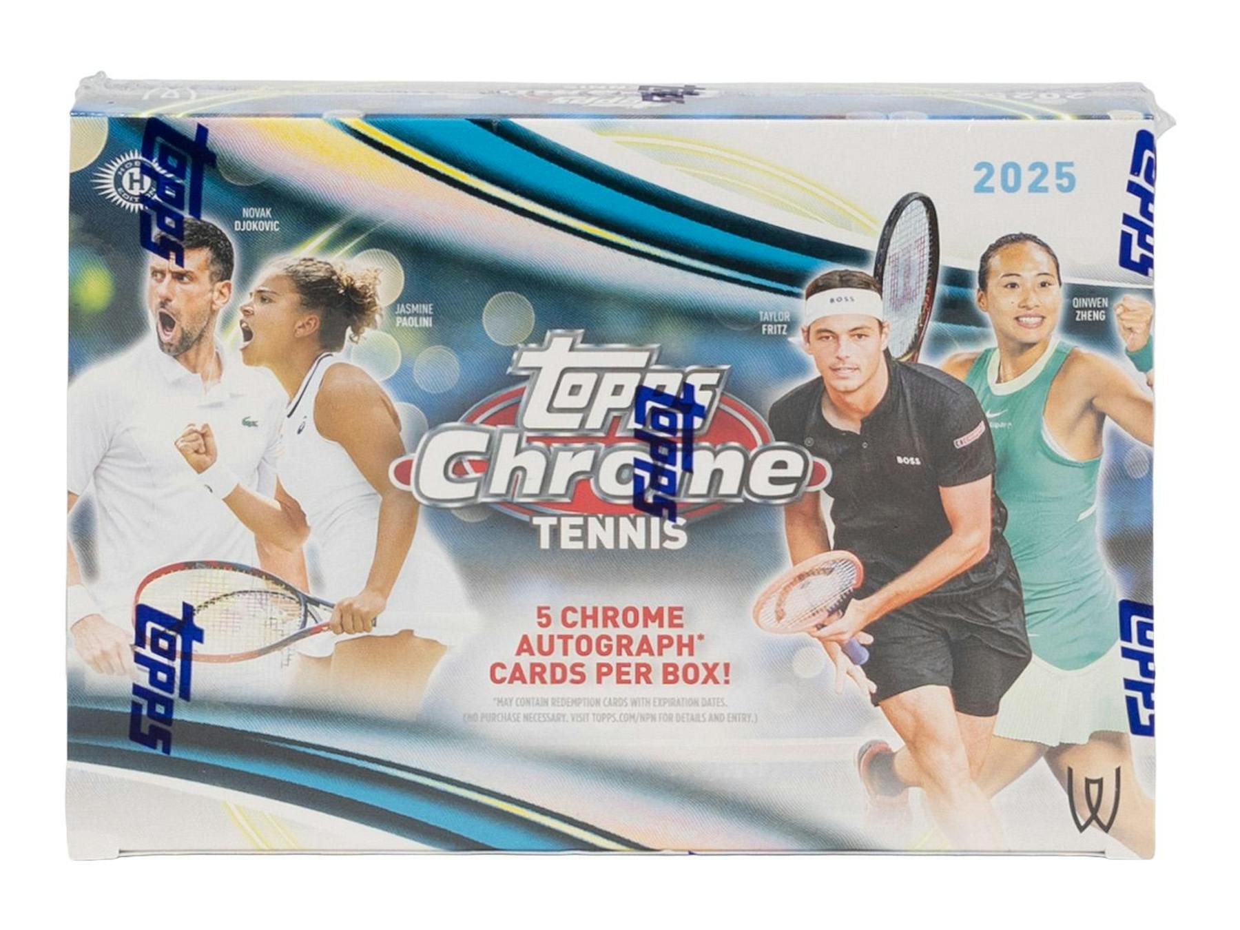 2025 Topps Chrome Tennis Breakers Delight Box (5 Autos) - Tennis Hobby Box