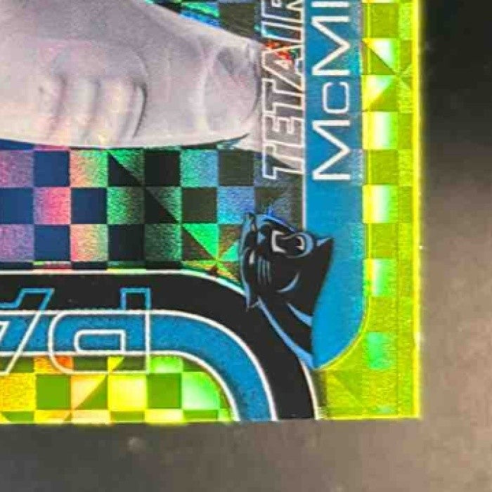 2025 Topps Chrome Tetairoa McMillan Lime Green X-Fractor #326 RC Panthers - Sports Cards