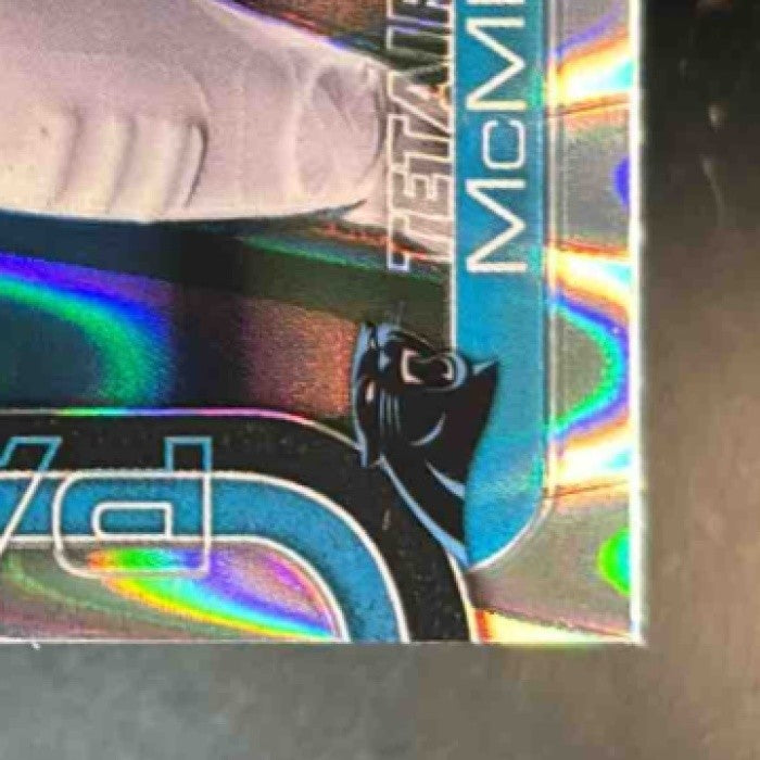 2025 Topps Chrome Tetairoa McMillan RayWave Refractor #326 RC Carolina Panthers - Sports Cards