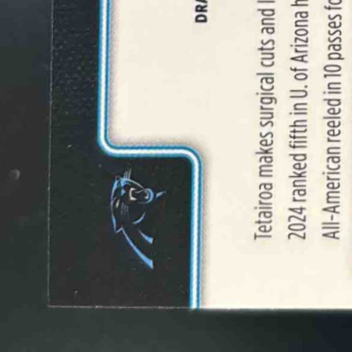 2025 Topps Chrome Tetairoa McMillan RayWave Refractor #326 RC Carolina Panthers - Sports Cards