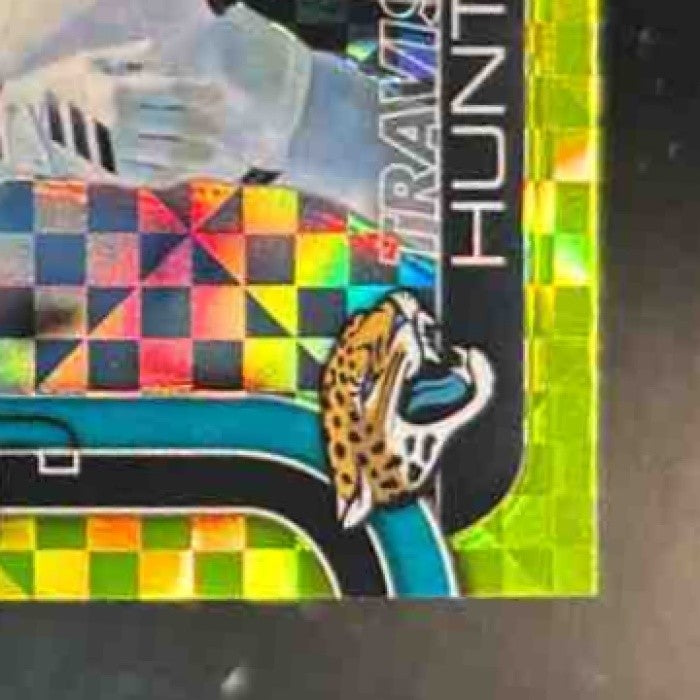 2025 Topps Chrome Travis Hunter Lime Green xFractor #332 RC Jacksonville Jaguars - Sports Cards