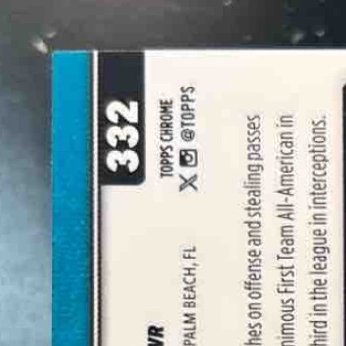 2025 Topps Chrome Travis Hunter Lime Green xFractor #332 RC Jacksonville Jaguars - Sports Cards