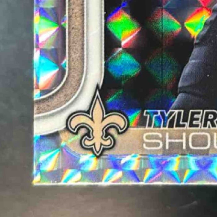 2025 Topps Chrome Tyler Shough Geometric Refractor #398 RC New Orleans Saints - Sports Cards