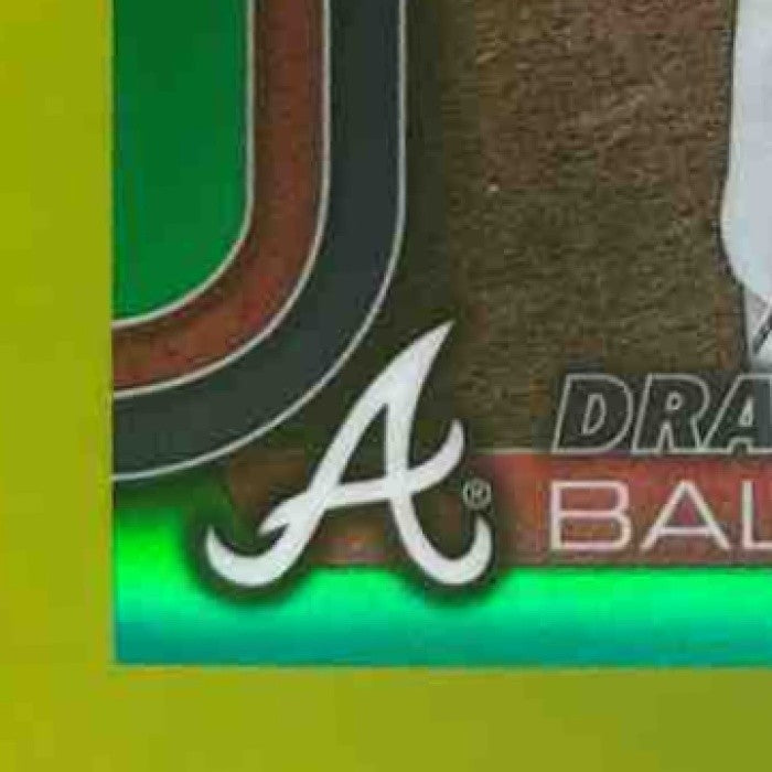 2025 Topps Chrome Update Drake Baldwin Image Variation Green /99 RC SSP Braves - Sports Cards