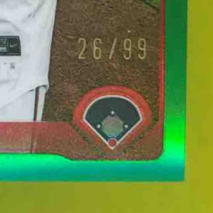 2025 Topps Chrome Update Drake Baldwin Image Variation Green /99 RC SSP Braves - Sports Cards