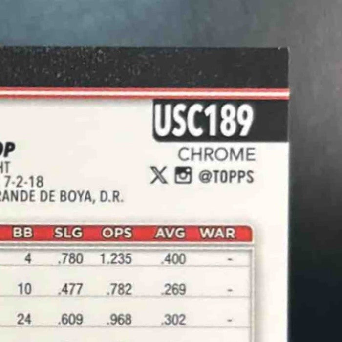 2025 Topps Chrome Update Elly De La Cruz White Refractor /30 #USC189 Reds - Sports Cards