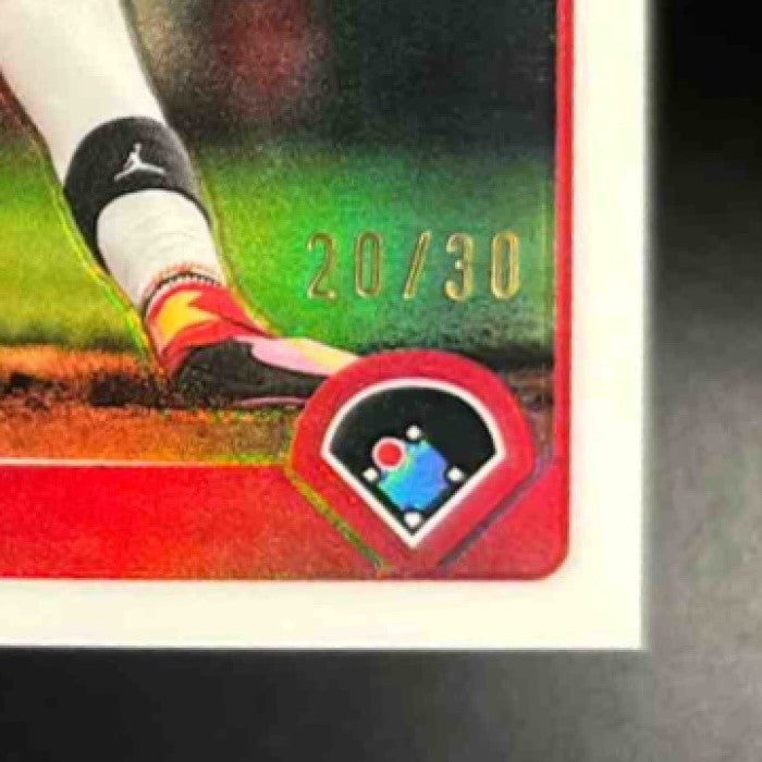 2025 Topps Chrome Update Elly De La Cruz White Refractor /30 #USC189 Reds - Sports Cards