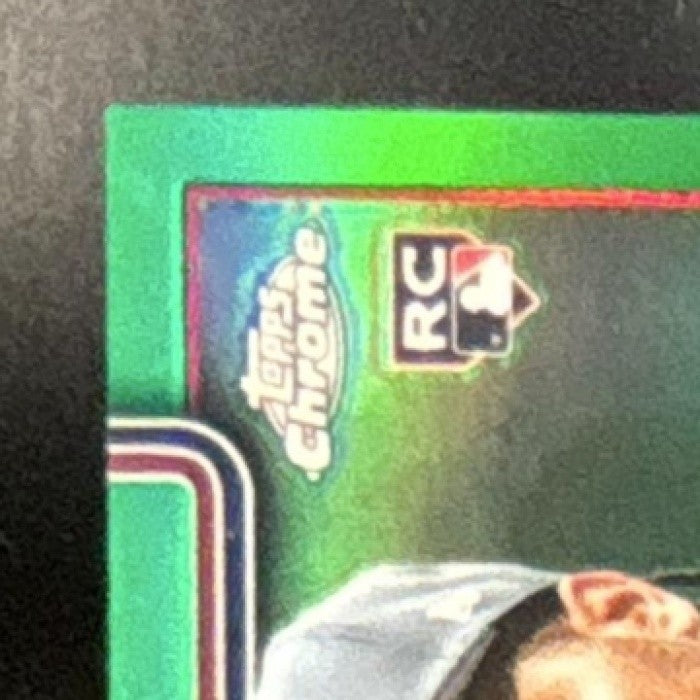 2025 Topps Chrome Update James Wood Image Variation Green /99 #USC95 RC SSP - Sports Cards
