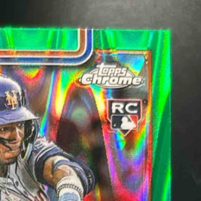 2025 Topps Chrome Update Luisangel Acuna Green Lava /99 #USC53 RC New York Mets - Sports Cards