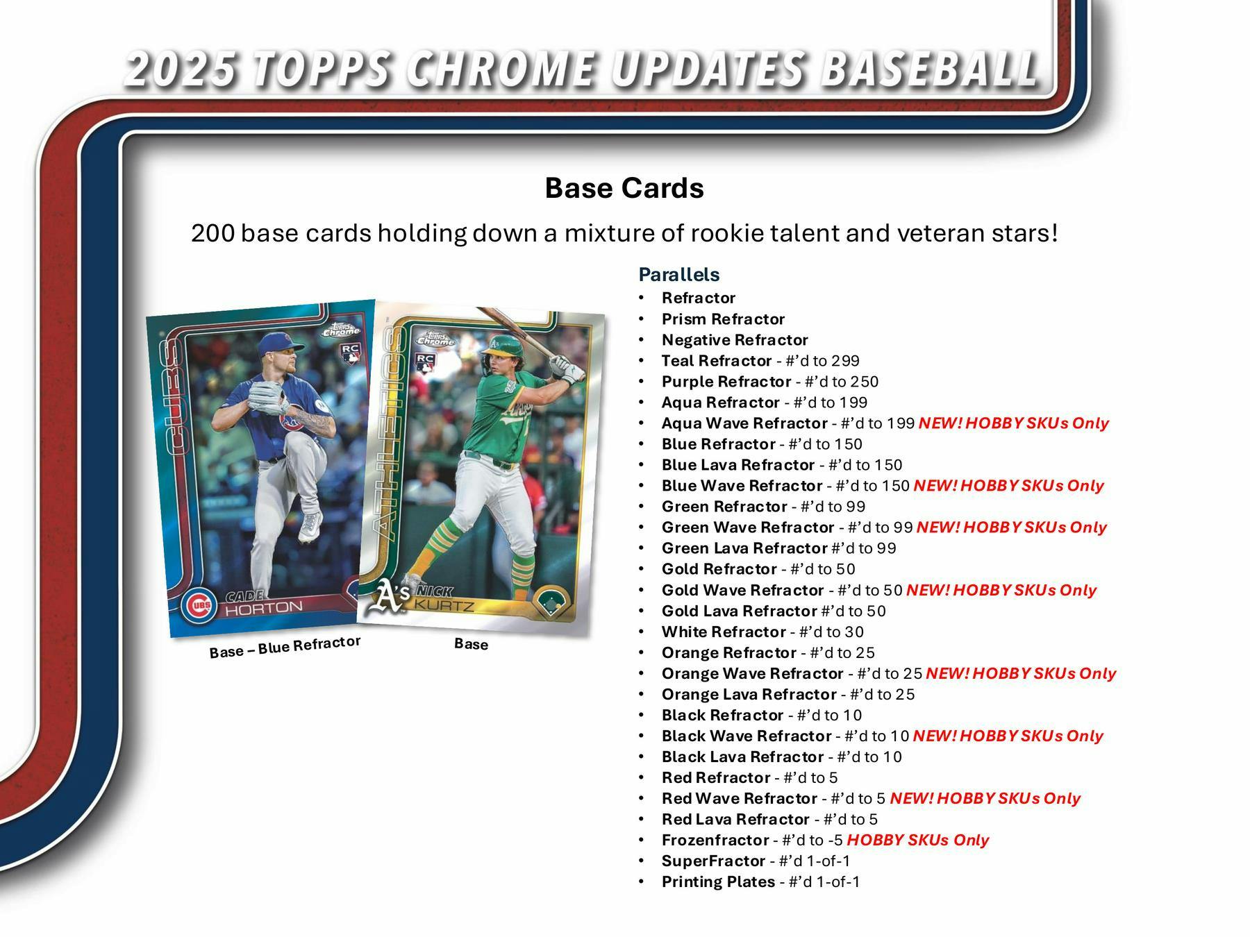 2025 Topps Chrome Update Series Baseball Hobby Box (1 Auto) Dec 10th (Alter Ego Super Heroes) - MLB Hobby Box