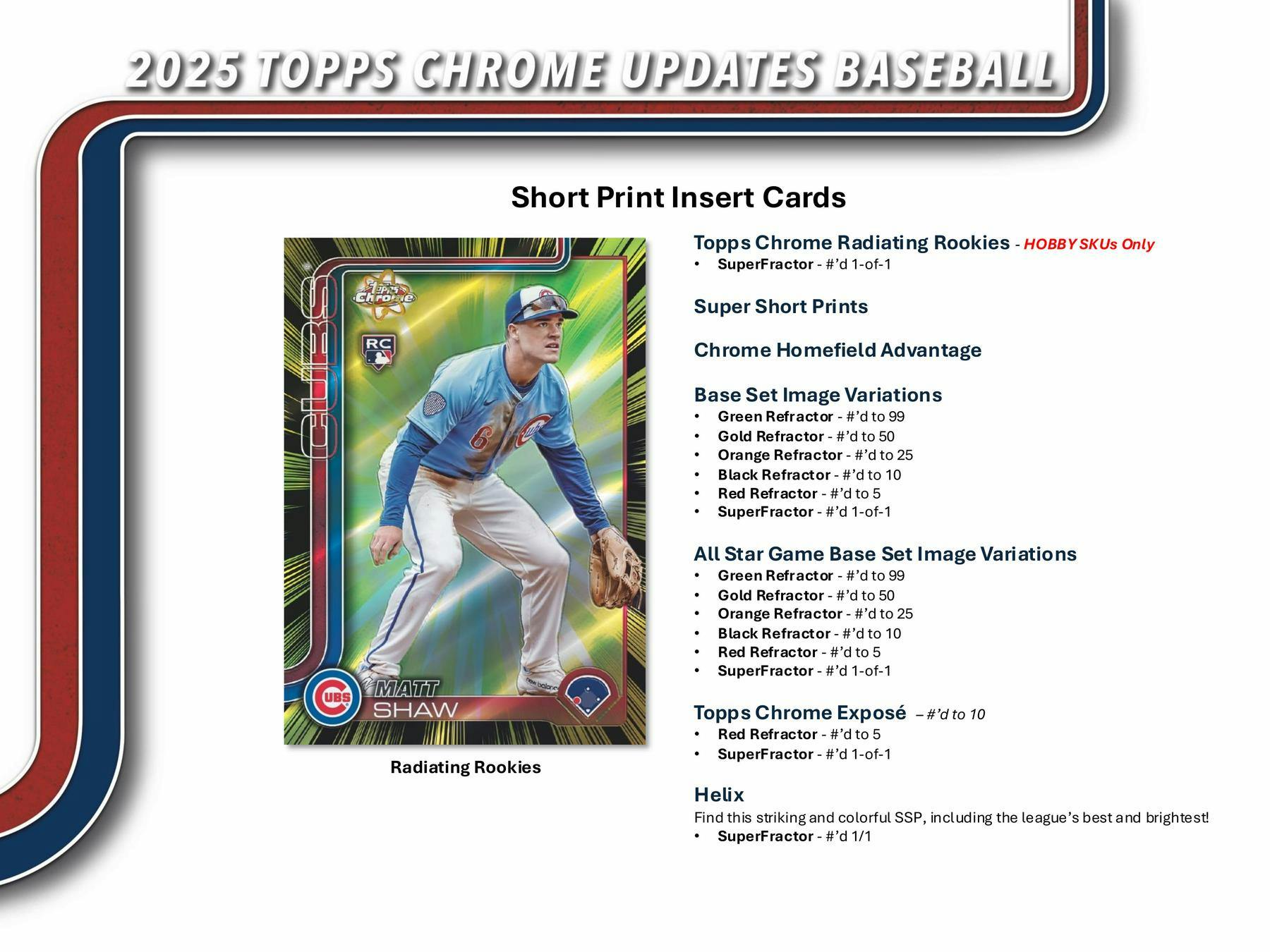 2025 Topps Chrome Update Series Baseball Hobby Box (1 Auto) Dec 10th (Alter Ego Super Heroes) - MLB Hobby Box