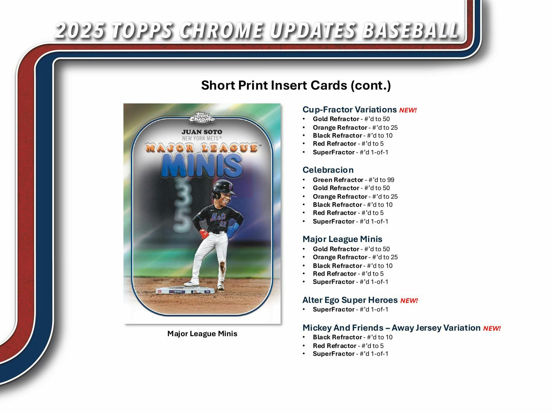 2025 Topps Chrome Update Series Baseball Mega Box (Dec 10th) (Alter Ego Super Heroes) - MLB Hobby Box