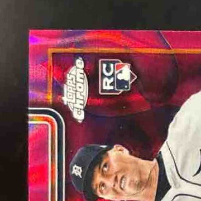 2025 Topps Chrome Update Ty Madden Rookie Lava Lamp Auto Magenta/Purple /299 RC - Sports Cards