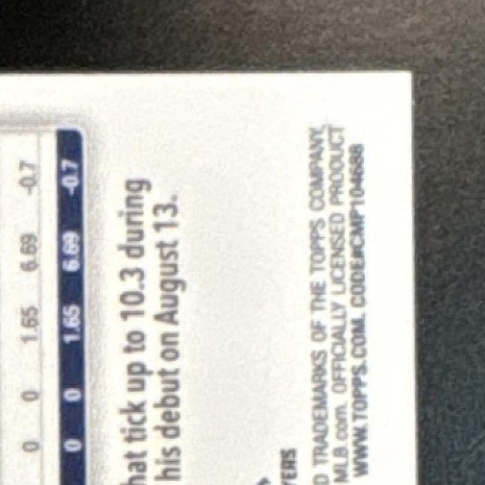 2025 Topps Chrome Update Zebby Matthews Lava Lamp Auto Gold/Orange /85 RC Twins - Sports Cards