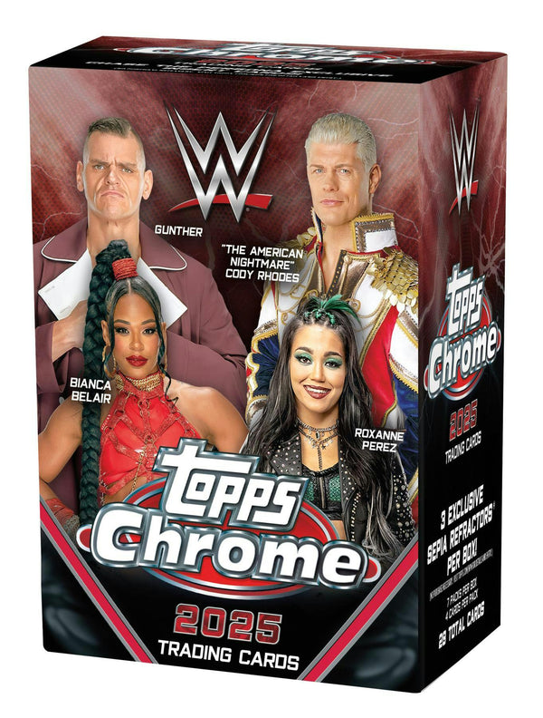 2025 Topps Chrome WWE Wrestling Blaster Box (Sepia Refractors) Jan 31st