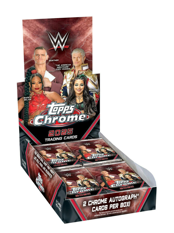 2025 Topps Chrome WWE Wrestling Hobby Box (2 Autos)  Jan 31st