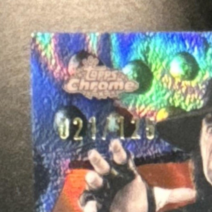 2025 Topps Chrome WWE x Cactus Jack Undertaker Blue Sonar /125 #40 - Sports Cards