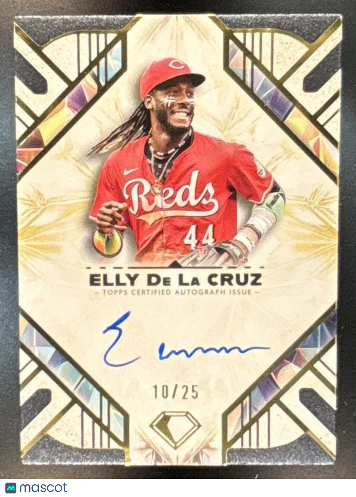 2025 Topps Diamond Icons Elly De La Cruz Auto /25 #AC-EC Cincinnati Reds - Sports Cards