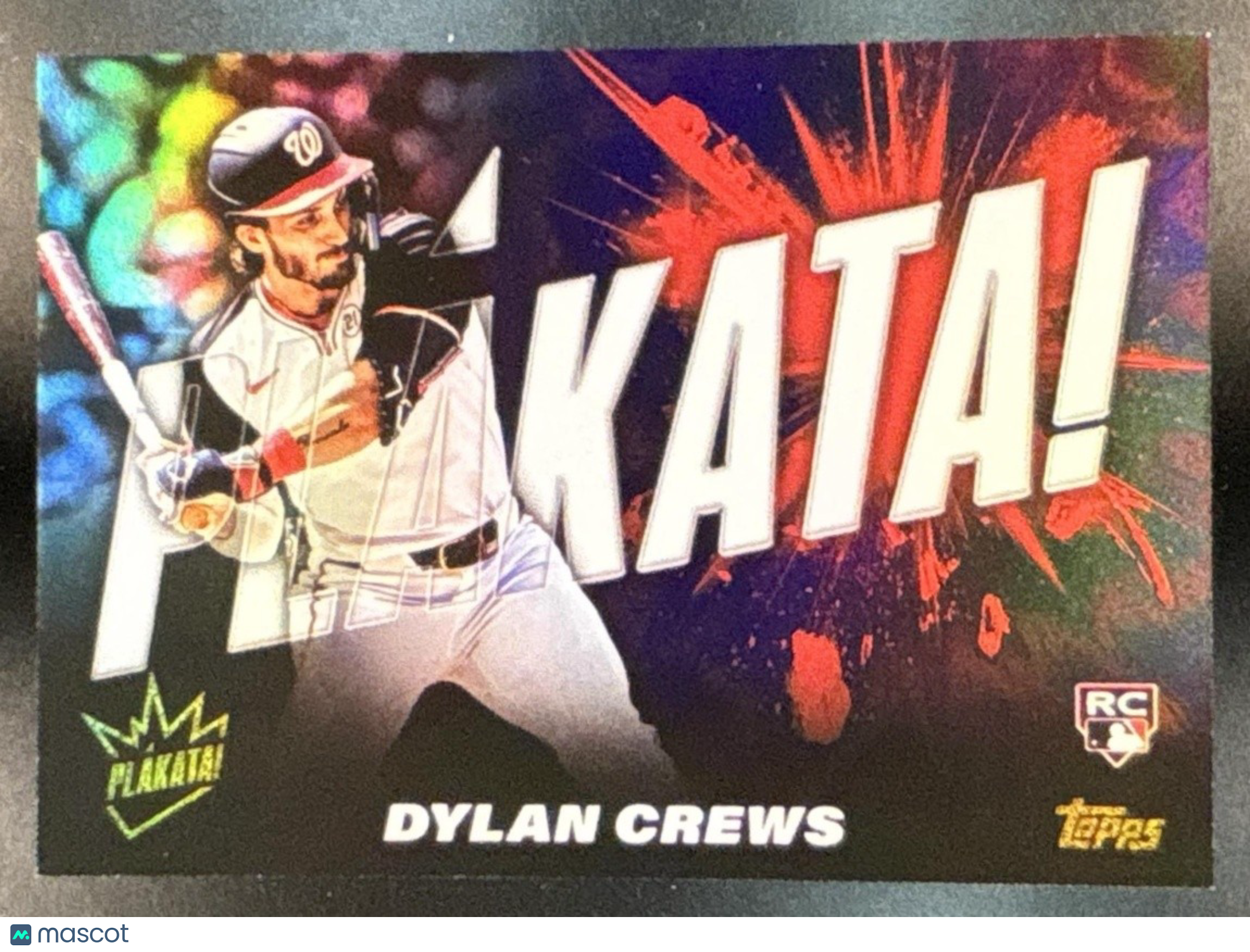 2025 Topps Dylan Crews Plakata Series 2 #PLAK-43 RC Washington Nationals - Sports Cards