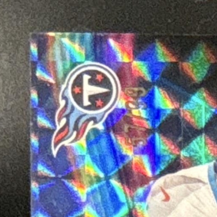 2025 Topps Finest Cam Ward Rookie Auto Blue Geometric Refractor 57/99 Titans RC - Sports Cards