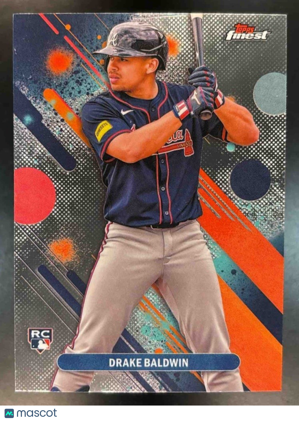 2025 Topps Finest Drake Baldwin Common #21 RC Atlanta Braves - Sports Cards