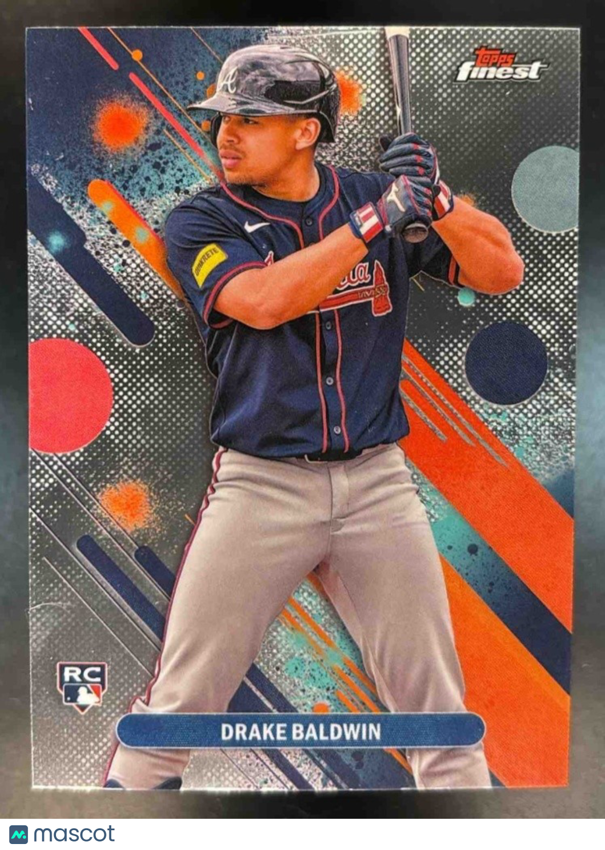 2025 Topps Finest Drake Baldwin Common RC Atlanta Braves - Sports Cards