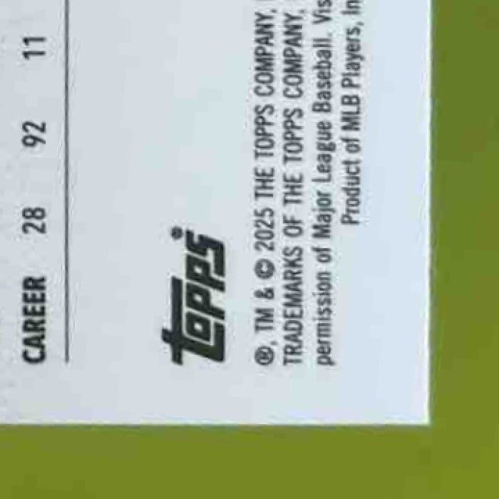 2025 Topps Finest Jacob Wilson Common X-Fractor #61 RC Athletics - Sports Cards