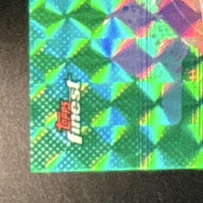 2025 Topps Finest Jaxson Dart Green Geometric Refractor /35 #102 Giants - Sports Cards