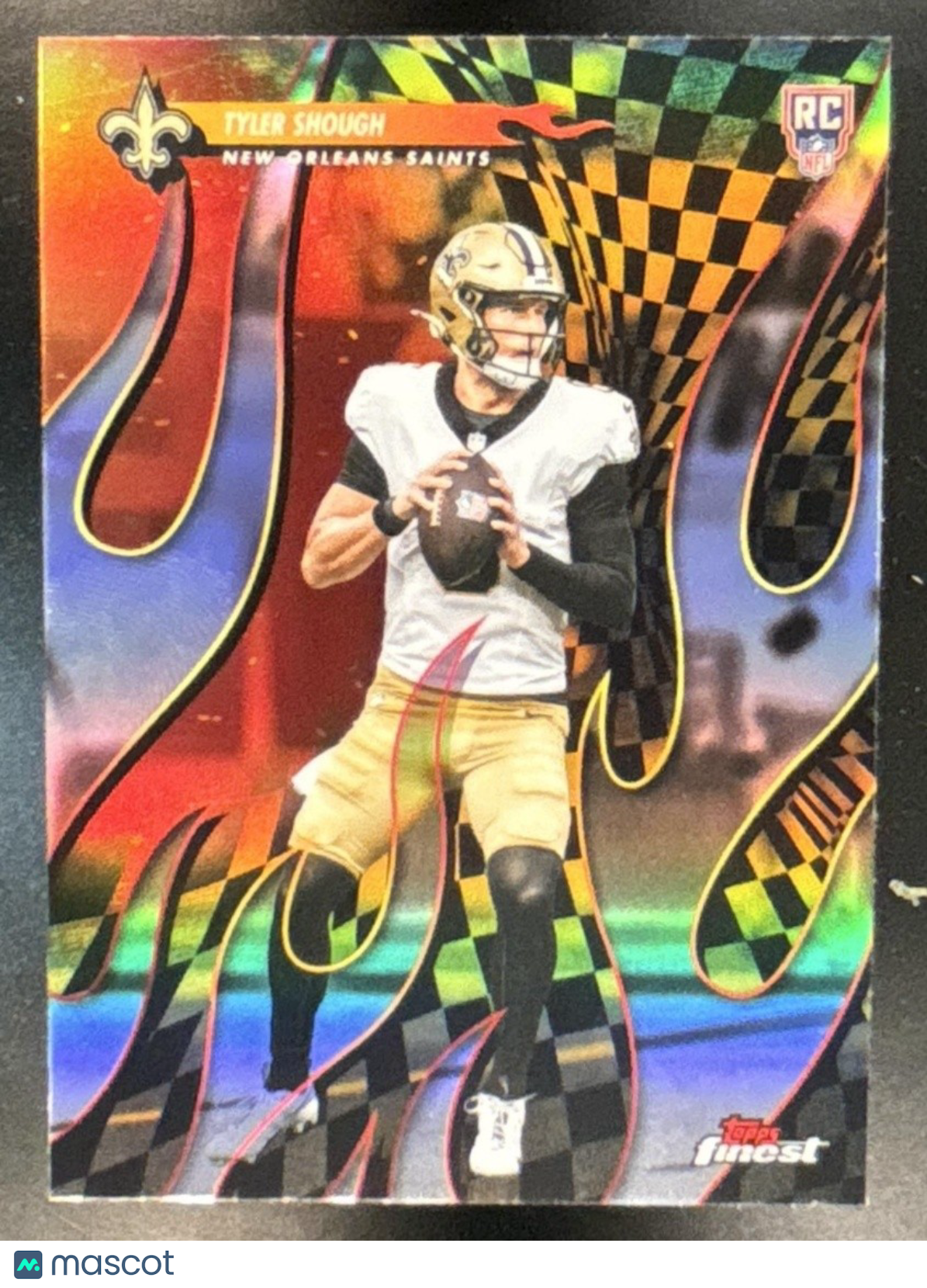 2025 Topps Finest Tyler Shough Torchers Refractor #T-3 New Orleans Saints - Sports Cards