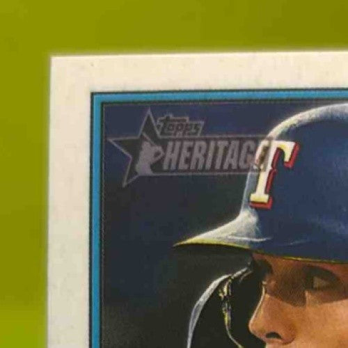 2025 Topps Heritage Evan Carter Real One Auto #ROA-EC Texas Rangers - Sports Cards