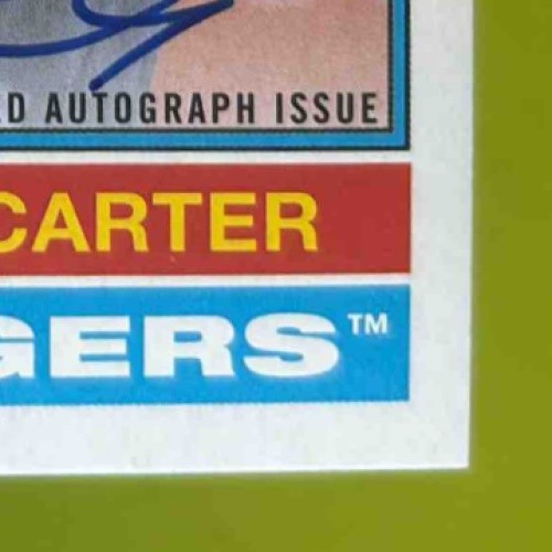 2025 Topps Heritage Evan Carter Real One Auto #ROA-EC Texas Rangers - Sports Cards