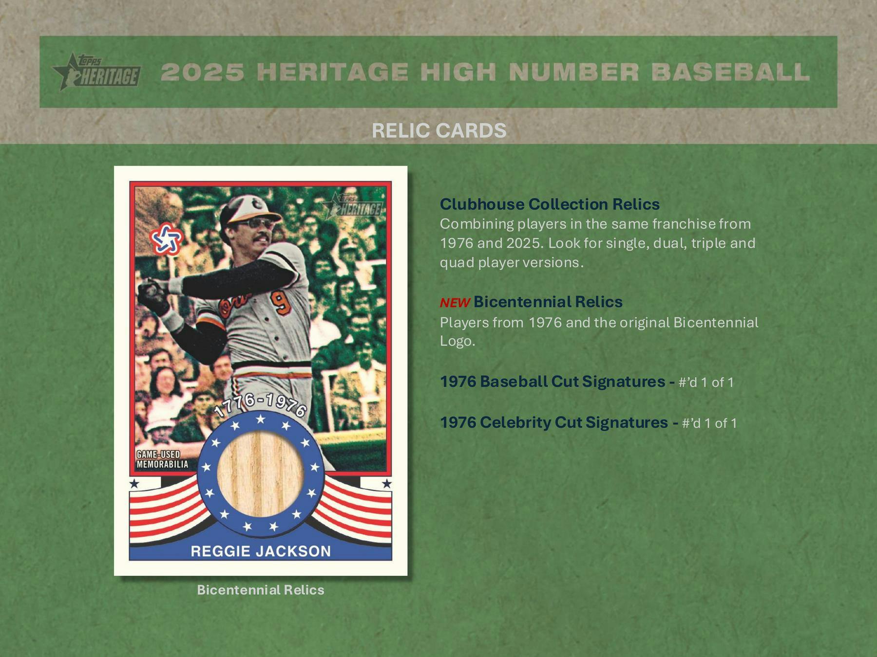 2025 Topps Heritage High Number Baseball Hobby Box (1 Auto or Relic) DEC 17th - MLB hobby