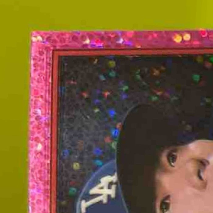 2025 Topps Heritage Yoshinobu Yamamoto Chrome Pink Sparkle #172 Dodgers - Sports Cards