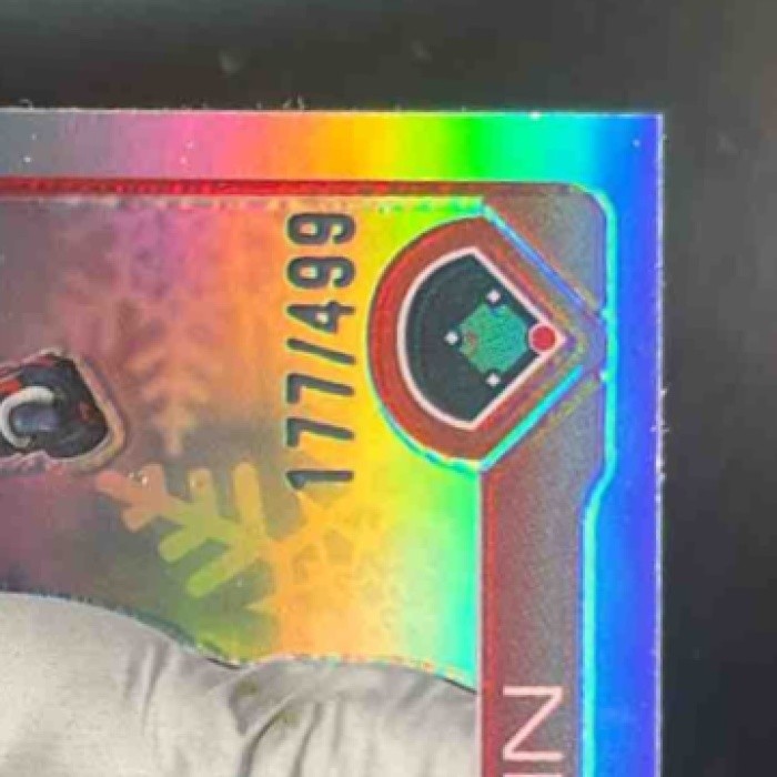 2025 Topps Holiday Drake Baldwin Chrome Refractor /499 #HC60 RC Atlanta Braves - Sports Cards
