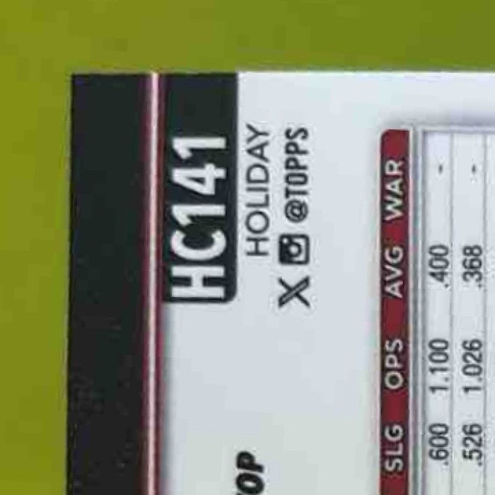 2025 Topps Holiday Jordan Lawlar Chrome Green /99 #HC141 Arizona Diamondbacks - Sports Cards