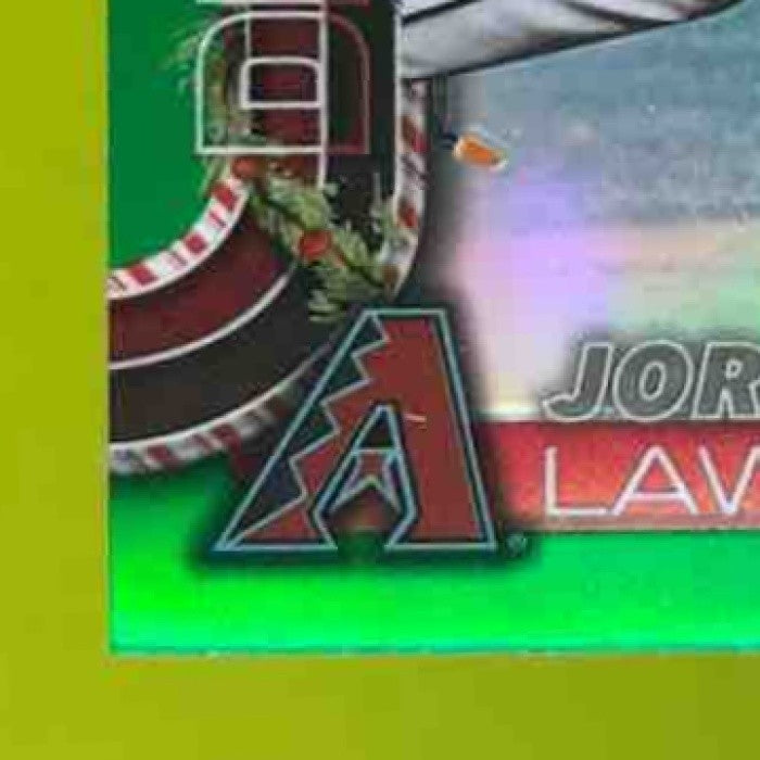 2025 Topps Holiday Jordan Lawlar Chrome Green /99 #HC141 Arizona Diamondbacks - Sports Cards