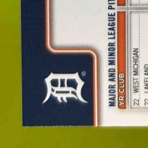 2025 Topps Jackson Jobe Gold 451/2025 #490 RC Detroit Tigers Rookie Card - Sports Cards