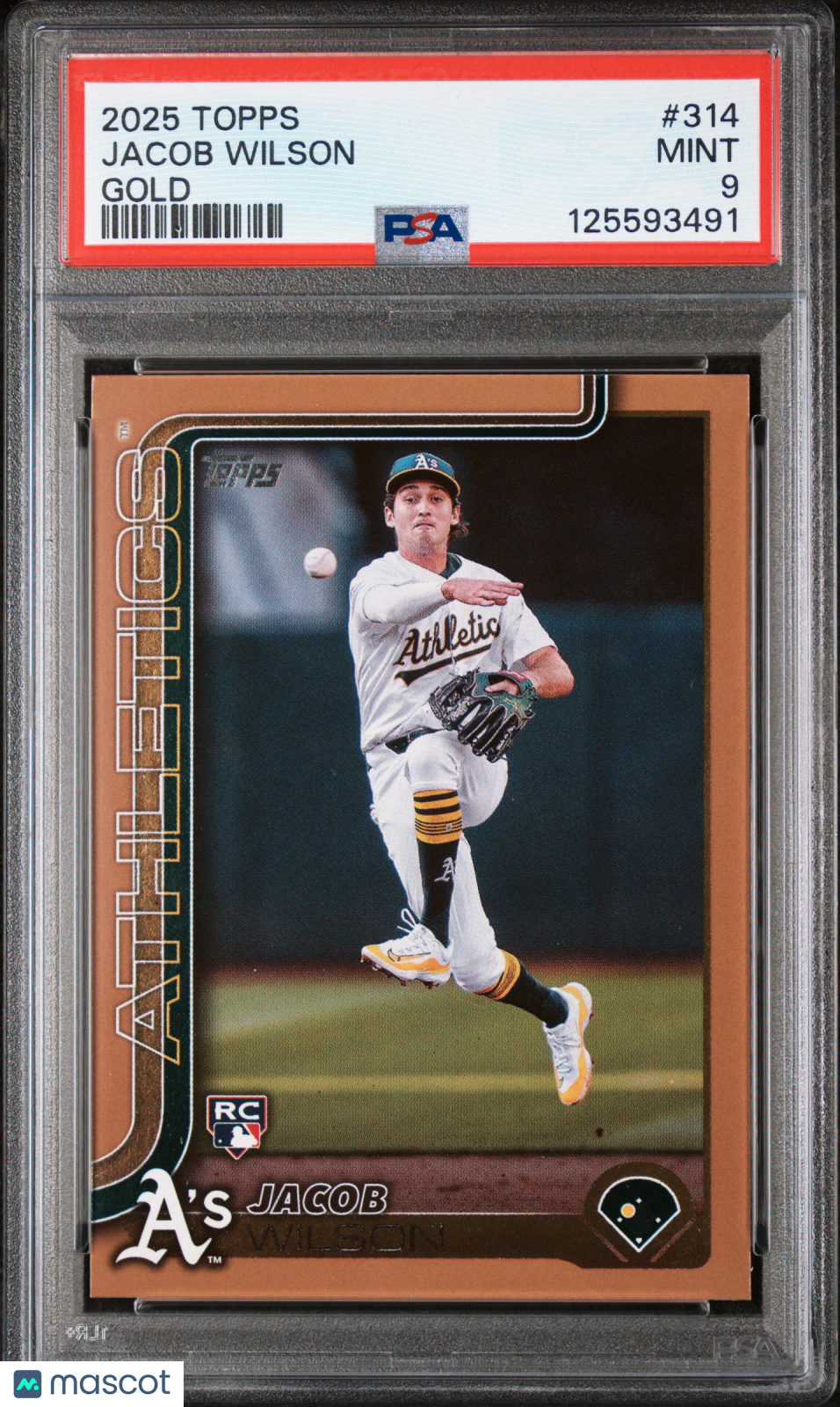 2025 Topps Jacob Wilson Gold /2025 #314 PSA 9 - Graded Sports Cards