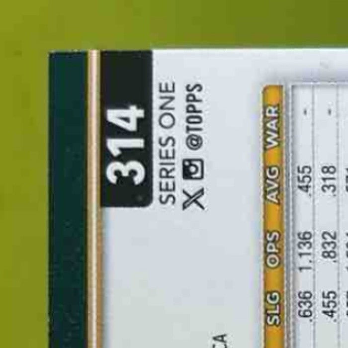 2025 Topps Jacob Wilson Gold 500/2025 #314 RC Oakland Athletics - Sports Cards