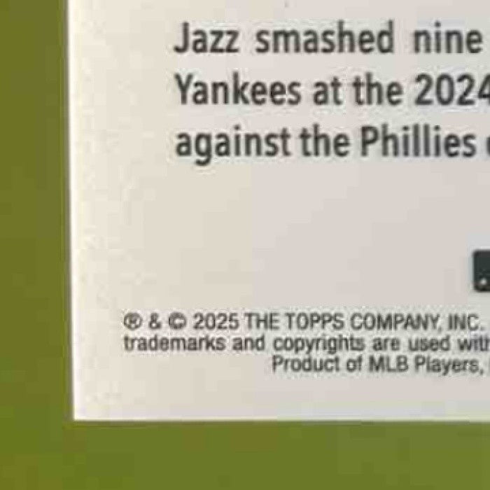 2025 Topps Jazz Chisholm Jr. Walk This Way Orange 6/25 #WTW-24 New York Yankees - Sports Cards