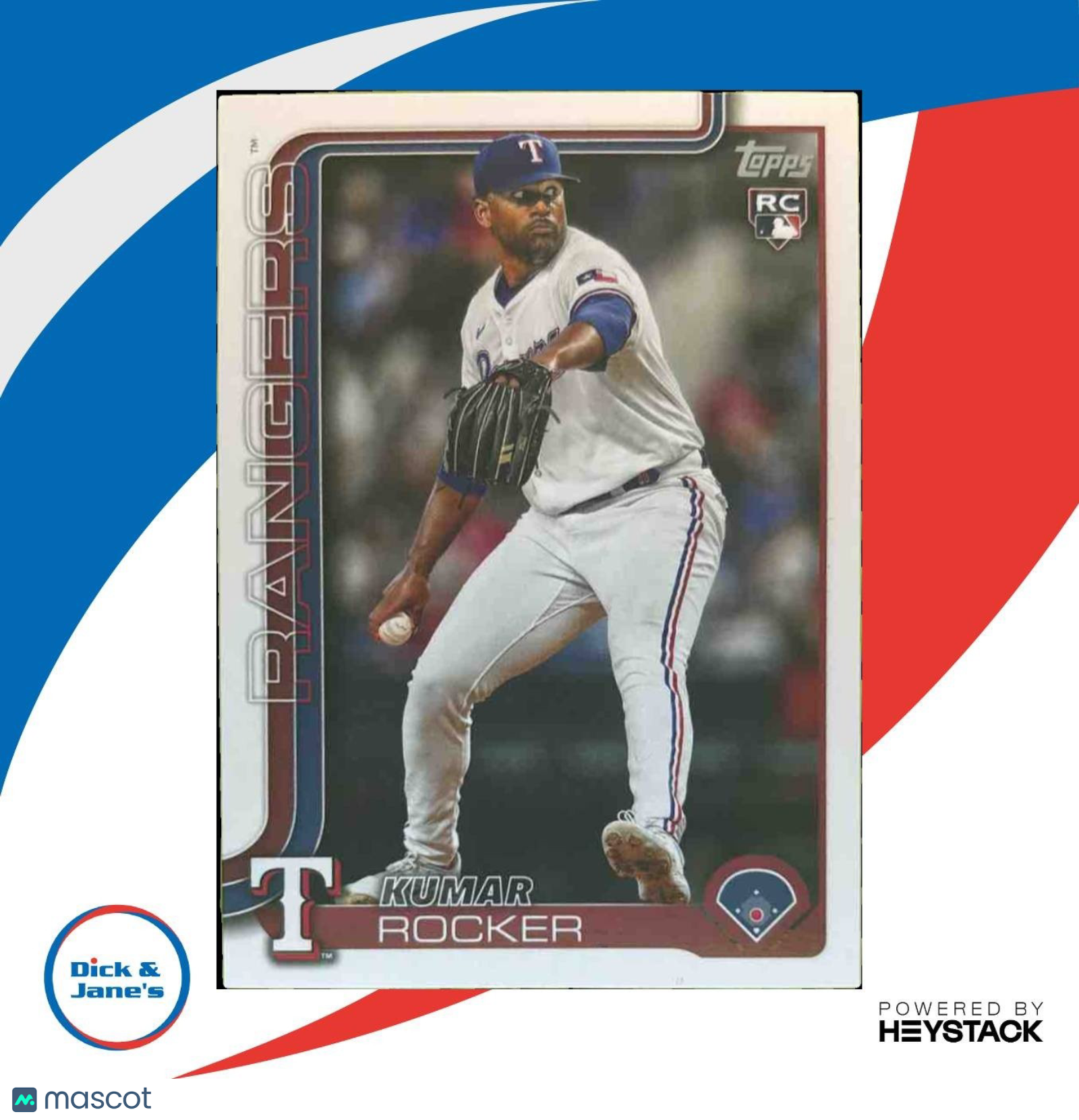 2025 Topps Kumar Rocker #408 RC Texas Rangers - Sports Cards