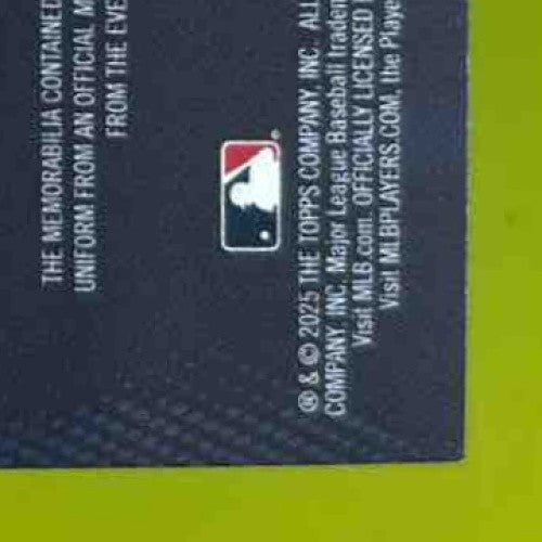 2025 Topps Kyle Schwarber Major League Material Relics Philadelphia Phillies - Sports Cards