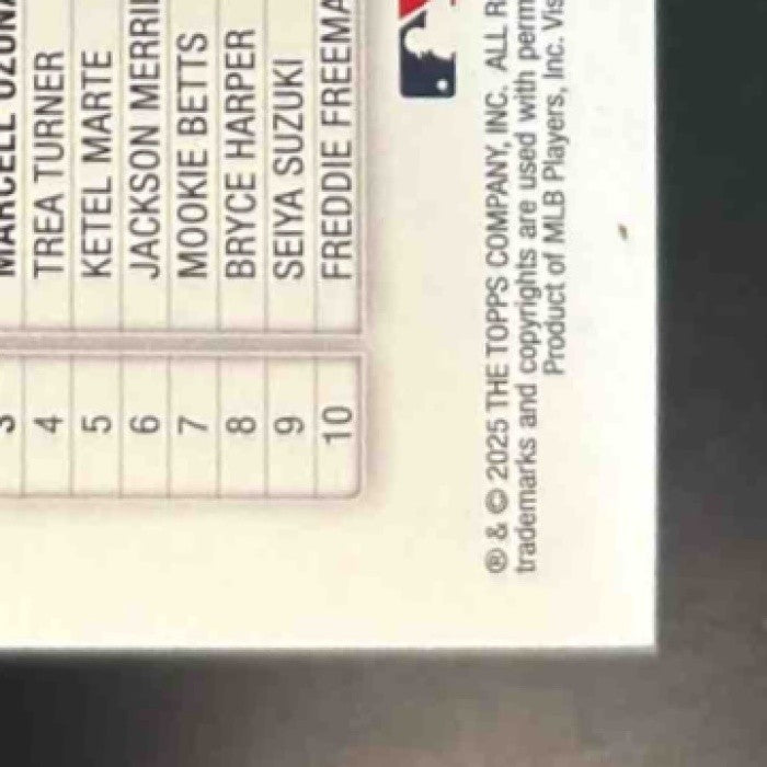 2025 Topps Luis Arraez Shohei Ohtani Marcell Ozuna #347 - Sports Cards