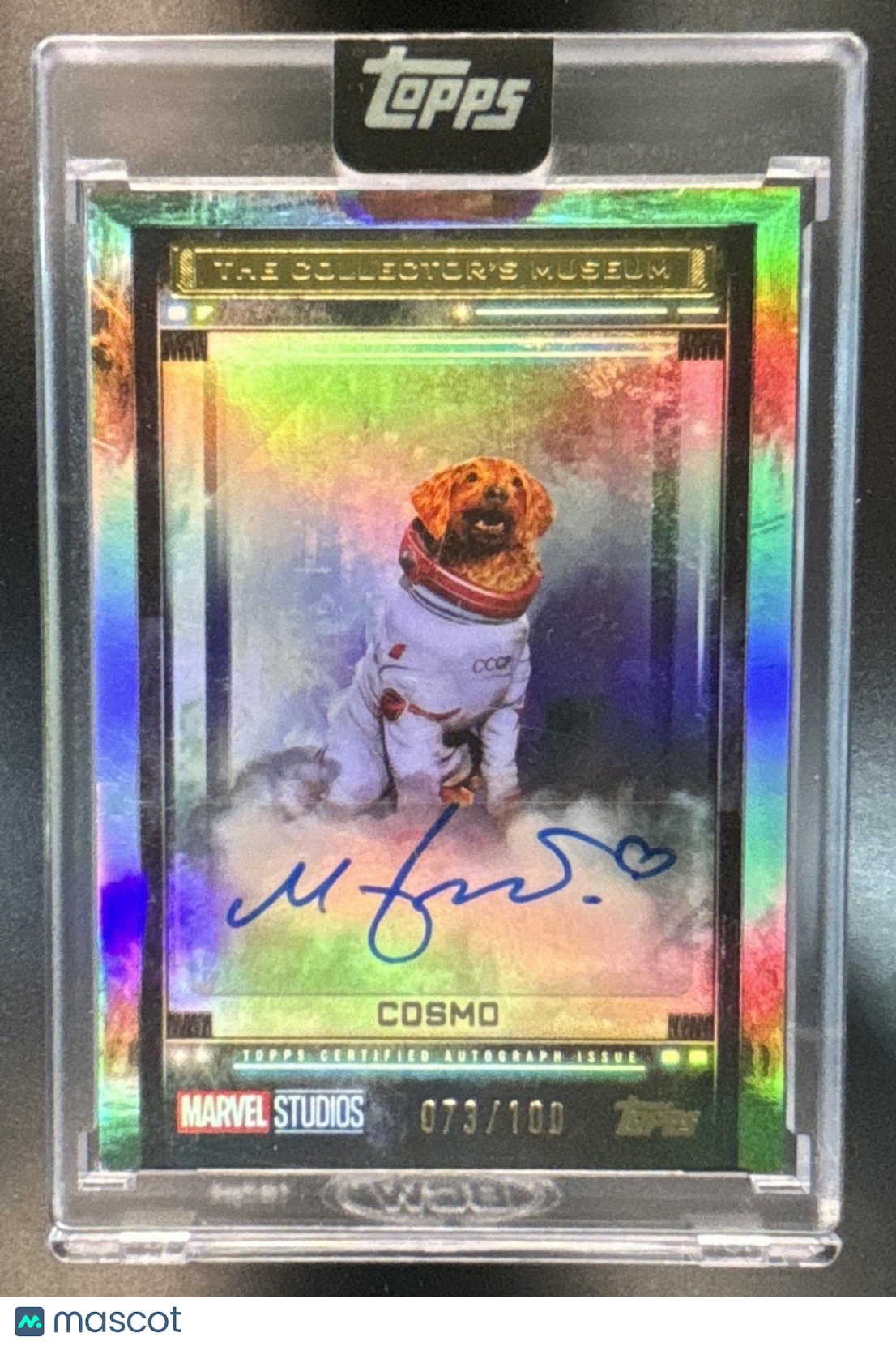 2025 Topps Marvel The Collector Maria Bakalova Cosmo Collectors Museum Auto /100 - Non-Sports Cards