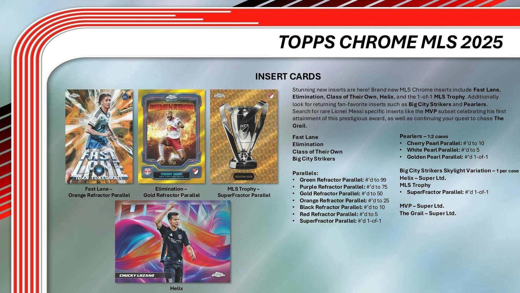 2025 Topps MLS Major League Soccer Chrome Hobby Box (2 Autos) - Sports Collectibles