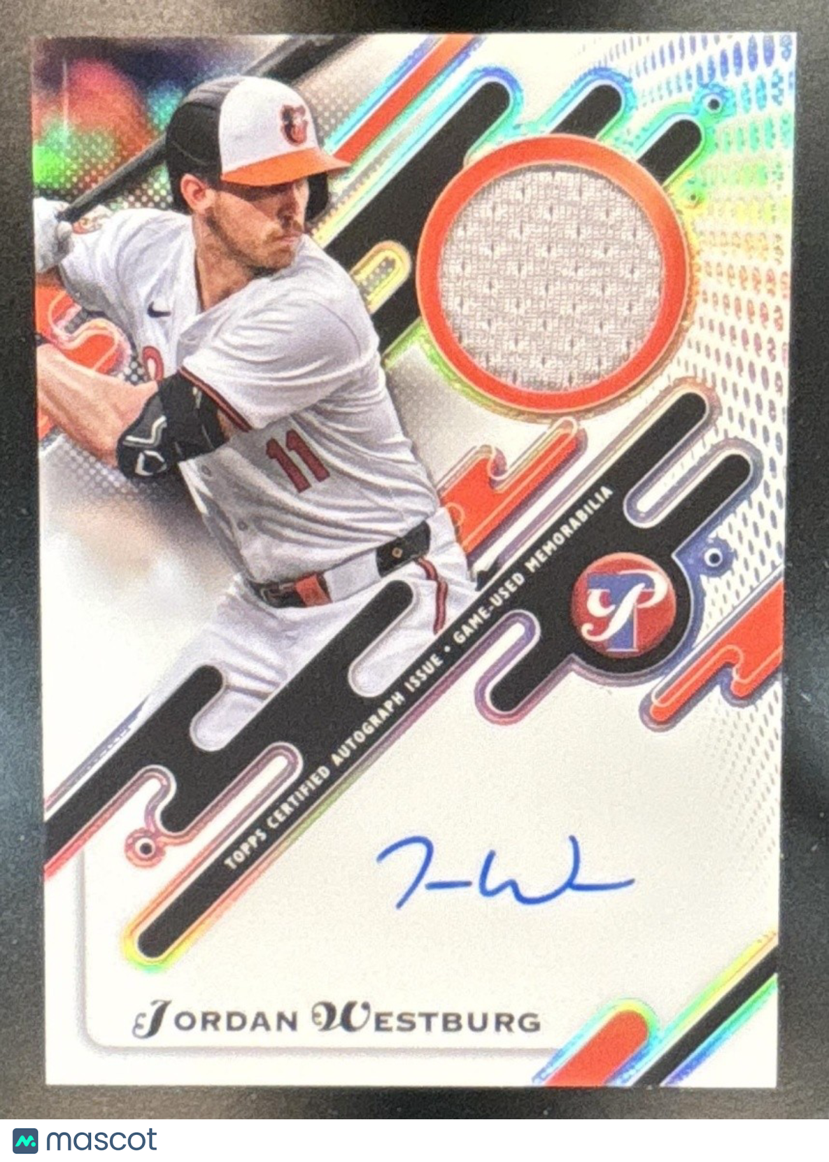 2025 Topps Pristine Jordan Westburg Pieces Auto Relic MEM Baltimore Orioles - Sports Cards