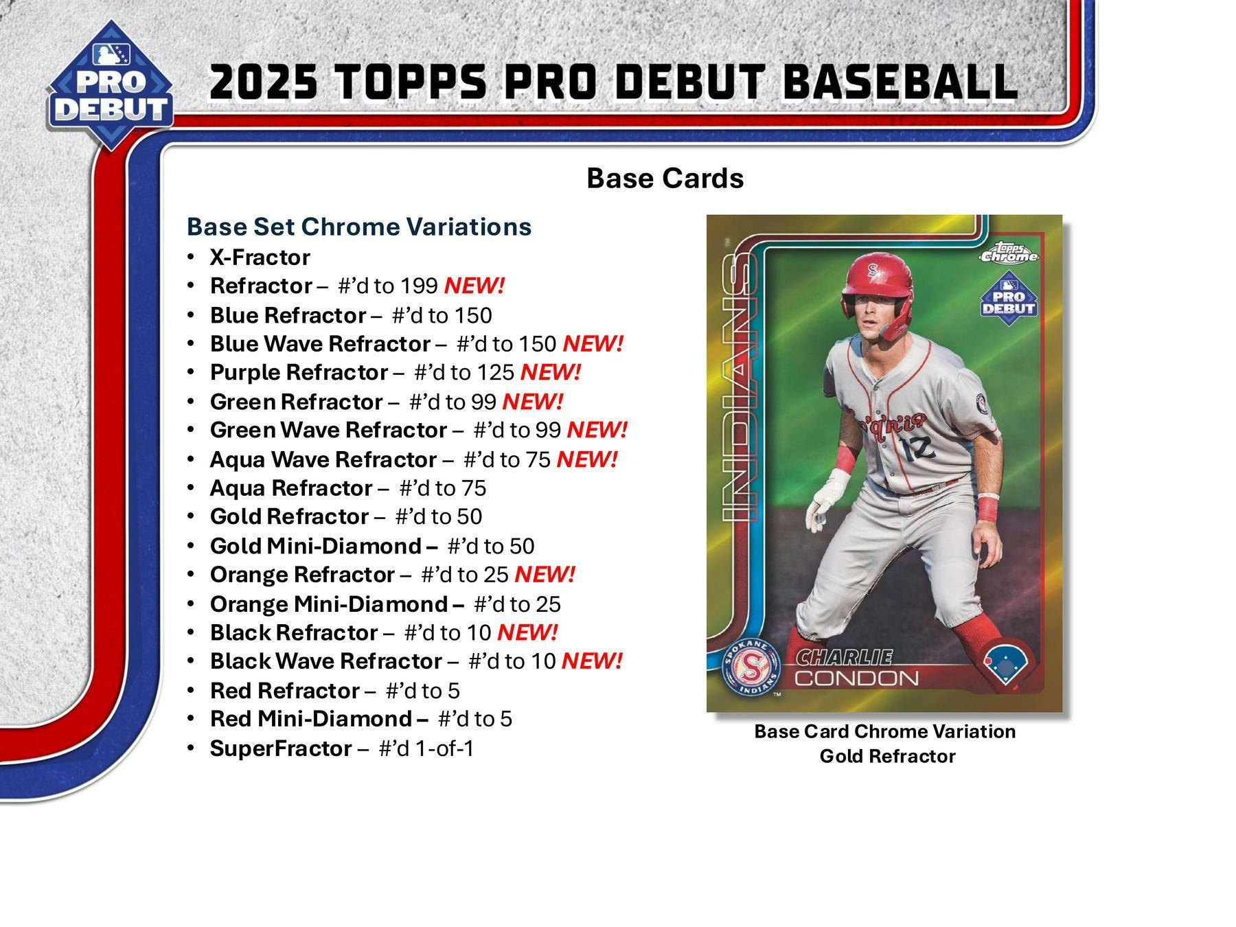 2025 Topps Pro Debut Baseball Hobby Jumbo Box (4 Autos / Chrome Inserts) - MLB Hobby Box